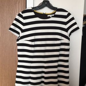 Boden Maggie Ottoman stripe dress
